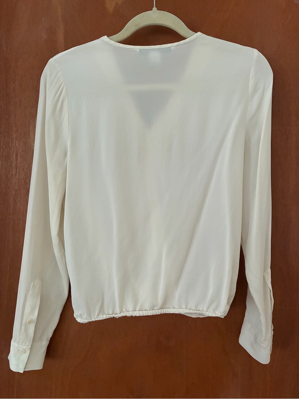Women's Cream DVF Silk Blouse - Picture 5 of 5